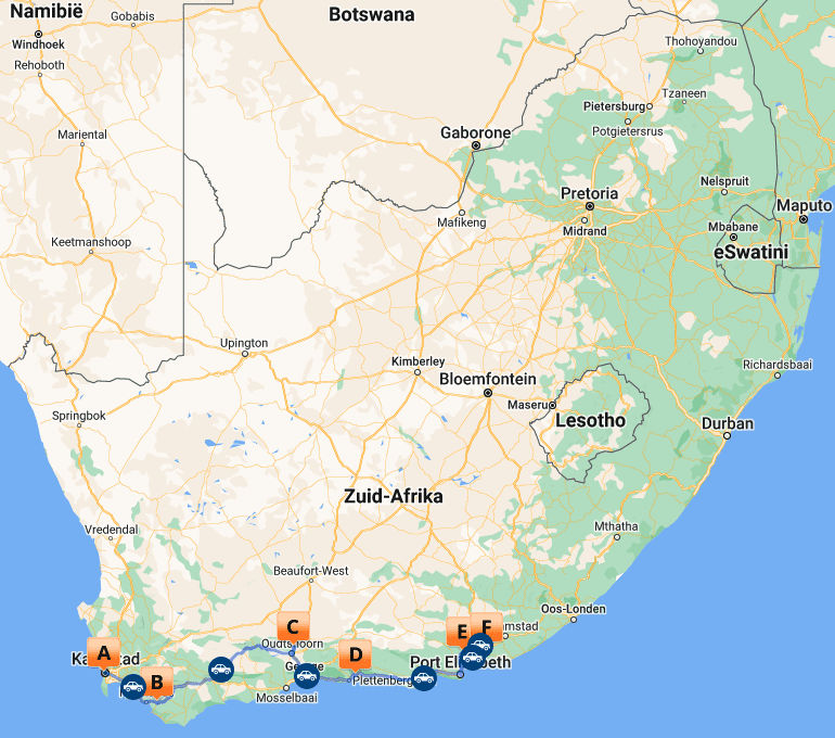 Familiereis door de Kaap