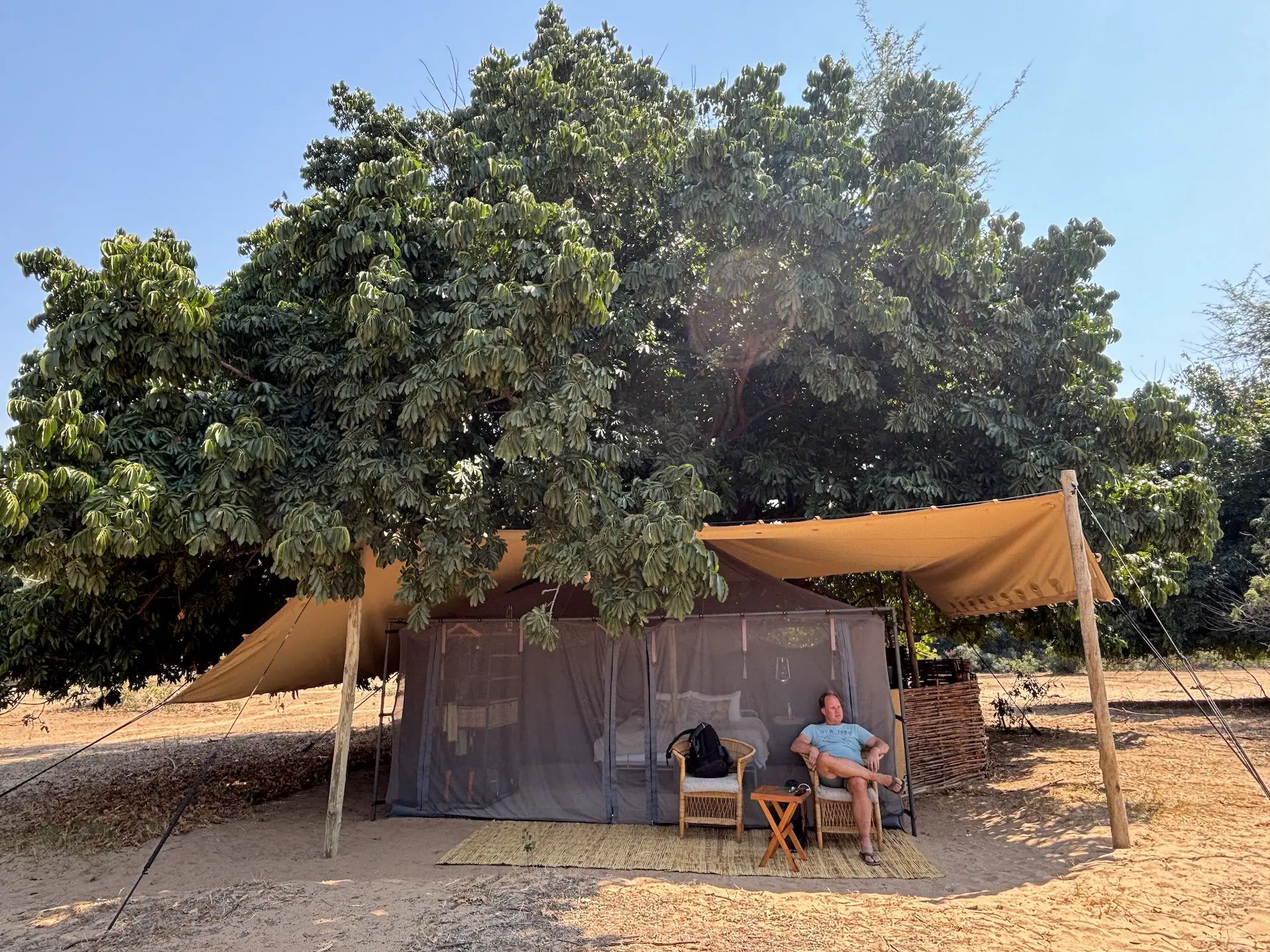 Chula Island Camp in Zambia